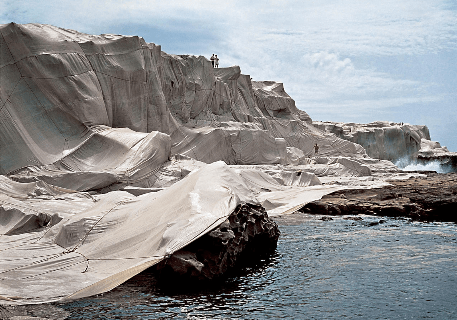 Christo wraps Little Bay Coastline